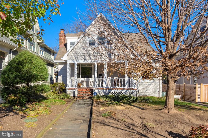 Beautiful house in the Town of Chevy Chase with a lot of space and character. The first floor has a spacious formal dining room open to a sunny living room with a fireplace. Tucked away is an office with classic built in features which makes for a cozy workspace to work from home or for quiet reading. Renovated kitchen large enough for a breakfast table opens to the family room. Huge back deck with nice furniture and built-in umbrella. Completely fenced back yard makes for a perfect play area, The second floor has 3 spacious bedrooms and 2 fully renovated bathrooms. Additional legal bedroom in the lower level with a renovated full bathroom. Best location in the heart of the Town of Chevy Chase, and at the same time so close to downtown Bethesda and the metro.