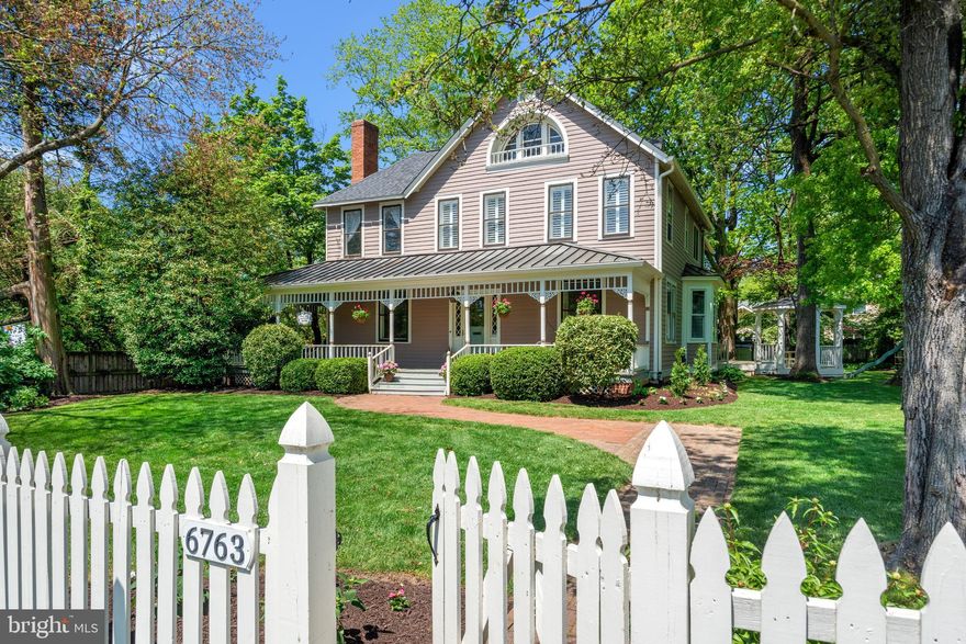 *****Assumable VA Loan, balance of $860,000, Interest rate of 3.87%*****
Welcome to this exquisite 5-bedroom, 4-bathroom Victorian farmhouse in the heart of North Arlington — a home with timeless character and modern updates in a commuter's dream location. Situated on a rare 1/3-acre lot, this beautifully maintained home offers over 3,900+ square feet of thoughtfully designed living space, a detached 2-car garage, and exceptional outdoor entertaining areas.
From the moment you arrive, the covered wrap-around front porch invites you in. Inside, you'll find soaring 9ft+ ceilings on the main level, a formal living room with a wood-burning fireplace, and a banquet-sized dining room featuring a fir beaded ceiling and bay window — perfect for hosting gatherings. A full bedroom/office and bathroom on the main level add flexibility for working from home or guests.
The newly renovated kitchen combines style and function, featuring Quartz countertops, stainless steel appliances, and a breakfast bar. It opens seamlessly into the family room, where floor-to-ceiling glass doors lead to your private backyard retreat. A convenient laundry room/mudroom completes the main level.
Upstairs, the spacious primary suite includes two walk-in closets and a luxurious renovated bath. Three additional bedrooms share a stylish hall bath. The sunny and expansive third level offers a versatile recreation room, guest bedroom, and another full bath — ideal for extended family, guests, or a second home office.
Outside, enjoy a large rear deck, charming gazebo, and oversized patio — perfect for summer entertaining. The detached 2-car garage includes an attached garden shed, and the expansive yard provides ample space for gardening, play, or future expansion — a rare find in North Arlington.
Don’t miss the opportunity to own a spacious, character-filled home in one of Arlington’s most sought-after neighborhoods.
Recent enhancements —  ✔️ New roof and gutters 2023 ✔️ Quartz counters 2025 ✔️Carpet 2023 ✔️ A/C unit 2023 ✔️ EV charging station — ensures turnkey ease and modern functionality ✔️ GE dishwasher 2024 ✔️ Bosch refrigerator 2020  ✔️ Updated en-suite bath 2020 ✔️ Renovated hall bath 2018 
Ideally located just 1/2 mile from the East Falls Church Metro, 10 miles to Reagan National Airport (DCA), and 18 miles to Dulles International Airport, this gracious Victorian farmhouse offers a rare blend of timeless charm and modern comfort. Nestled in one of North Arlington’s most desirable neighborhoods, the home is within walking distance to top-rated schools, beautiful parks, and local favorites in Westover and Falls Church — including the beloved Italian Store, Northside Social, the brand-new Whole Foods Market, and more!