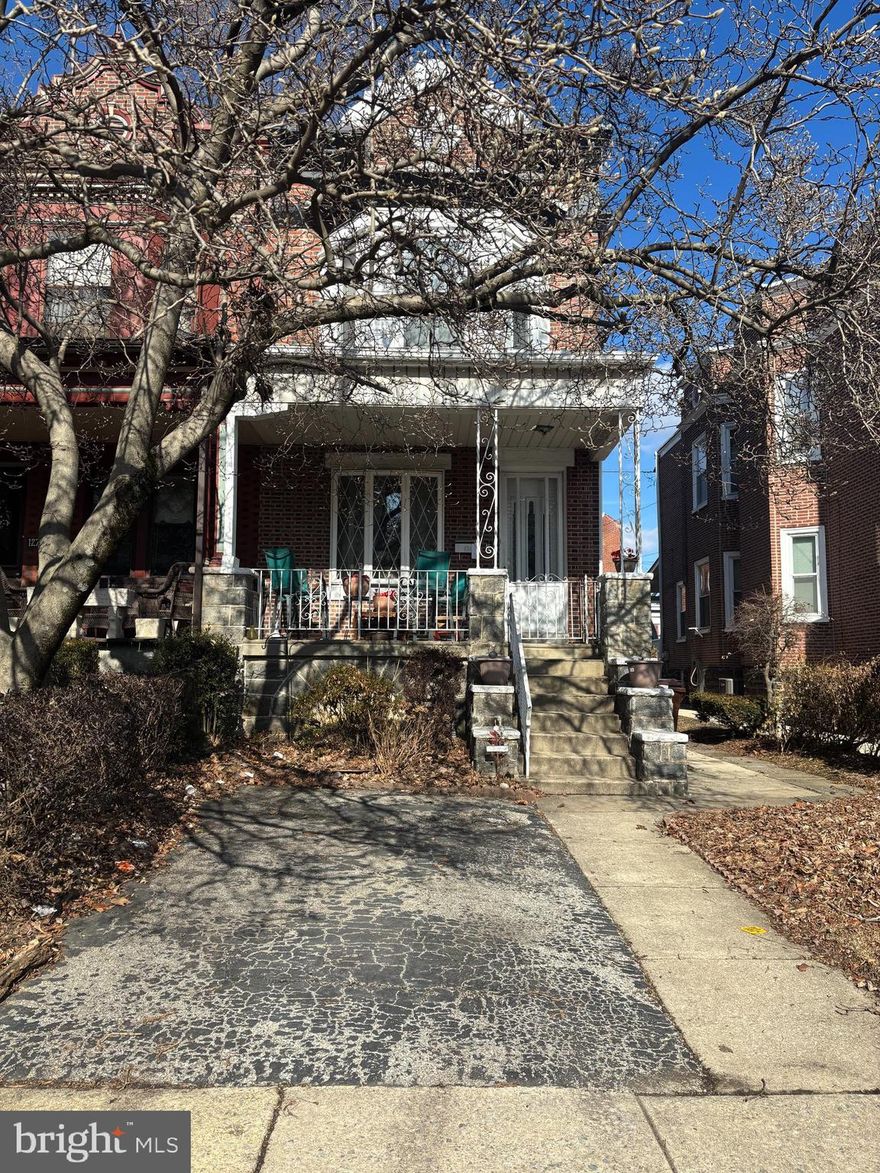 Two 2 bedroom, 1 bath units.  Basement with outside entrance and access from 1st floor unit. Needs cosmetic updating throughout. Nice yard and 1 car driveway parking. Both units will be vacant before closing.