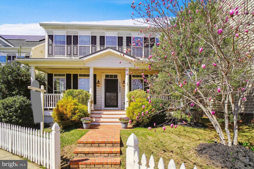 11903 Deer Spring way is a well sized 4 bedroom and 3.5 bath home in Clarksburg Village.  This house enjoys more natural light from the expanded front yard area, unique to Clarksburg Village.  Open concept kitchen and family room.  Kichen has stainless steel appliances, granite countertops, island and dry bar area.  Kitchen has a separate well sized dining area.  Separate dining and living rooms facing the front of the house.  Laundry on main level.  Hardwoods throughout the main level.  Oversized primary suite with attached primary bath that includes double sinks, stall shower, soaking tub and water closet.  Three good size bedrooms share a hall bath.  Full size finished basement that includes a full bathroom and extra storage room. Egress window in the lower level.   Enjoy the courtyard for dining space and play area. Two car detached garage. Freshly painted.  A must see in Clarksburg Village.