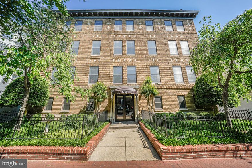 Welcome to your quiet 2-bedroom top-floor condo at The Livingston - a bright, corner unit set in a boutique building at the crossroads of Dupont, AdMo, and Kalorama. This light-filled corner unit, renovated top to bottom, offers 9 large windows, additional skylights, a fireplace, and hardwood floors throughout.

The heart of this home is its brand new kitchen, equipped with new cabinetry and counters, stainless steel appliances, and an open layout. The completely renovated bathroom is accessible from the hallway for all to use and has been thoughtfully renovated with attractive mission-style oak cabinetry.

The large living area, set off by the wood-burning cozy fireplace and dual built-in bookcases, has high ceilings and gives you plenty of room to both lounge and dine. 

The second bedroom is situated off of the living space through pocket doors or the hallway and easily doubles as an open den or office. Brightened by two large windows, it also has a large closet, currently set up as a built-in desk area. The primary bedroom has three east-facing windows and a walk-in closet. 

Enjoy the convenience of in-unit laundry with a newer washer and dryer, take advantage of additional storage in the building’s bike room and enjoy the ease of the building’s elevator and wide stairwell. The building is both pet and investor friendly and is already VA approved. 

This lovely condo presents a perfect opportunity to live in one of DC's most vibrant neighborhoods, offering a dynamic lifestyle right at your doorstep. Don't miss this chance to make it your own!