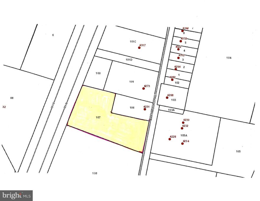 Valuable Commercial Property:  8 Acres Zoned M-1.  Direct Access to Martinsburg Pike and borders I-81. Public water & sewer to site.    Other adjacent parcels available for purchase.