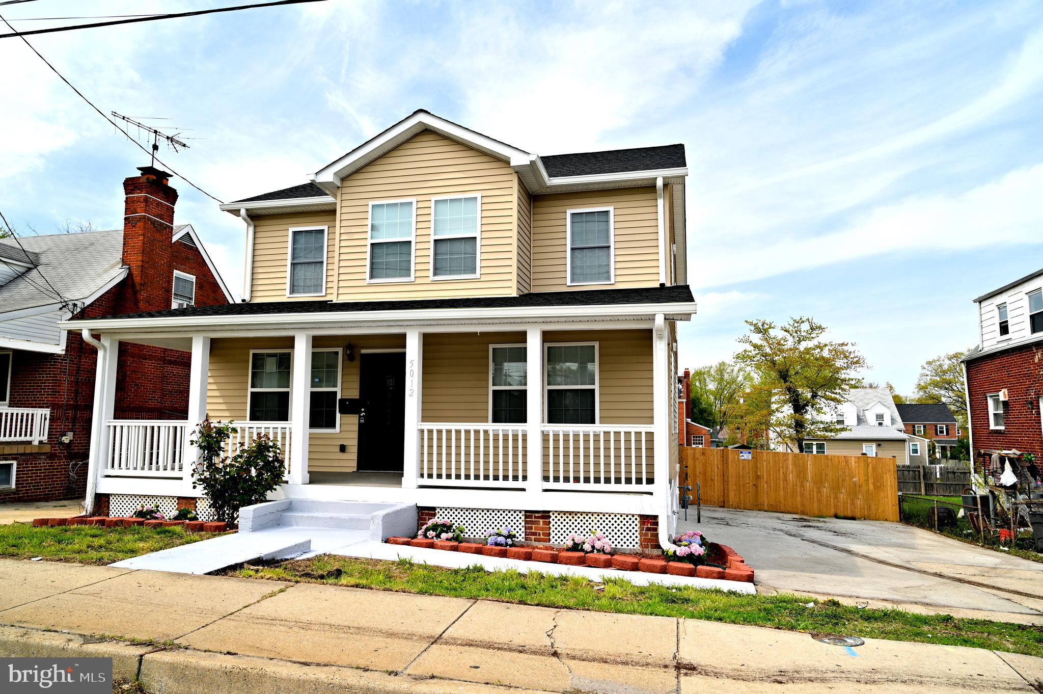 HUGE PRICE CUT! Seller’s are motivated, bring your offer. Welcome to 5012 Siver Hill Rd! This home has been completely rebuilt from top to bottom with approved permits, plans, and inspections. Every aspect is brand new, including the structure, plumbing, electrical, and all finishes. Exceptional opportunity to own a beautifully built home with a spacious layout and incredible value! This is more than a renovation almost newly built—it’s a full transformation designed for modern living! As you arrive, the expansive driveway welcomes you, offering parking for up to six vehicles. Step inside to an elegant open-concept design that seamlessly connects the living room, family room, dining area, and gourmet kitchen with stainless steel appliances and striking quartz countertops—perfect for both daily living and entertaining. This level also features two bedrooms with a full bath. Upstairs, you’ll find another spacious master suite, along with two generously sized bedrooms featuring ample closet space. The convenience of an upper-level laundry room makes chores effortless. The fully finished lower level offers endless possibilities—full bath, 2 bedrooms, home gym, or additional storage space. Outside, the spacious yard provides a private retreat for outdoor gatherings, gardening, or simply relaxing. Prime Location: Situated minutes from major transportation routes (including I-495), Cencus Beareau, Andrews Air Force Base, a nearby Metro station, and within short distance of the municipal center and police department, this home offers unbeatable accessibility for commuters. Whether you're looking to live in one unit and rent the other or simply enjoy the spacious design, this home has the flexibility to fit your lifestyle.
Don’t miss out! Explore the captivating photos of this move-in-ready home—you’re sure to fall in love.