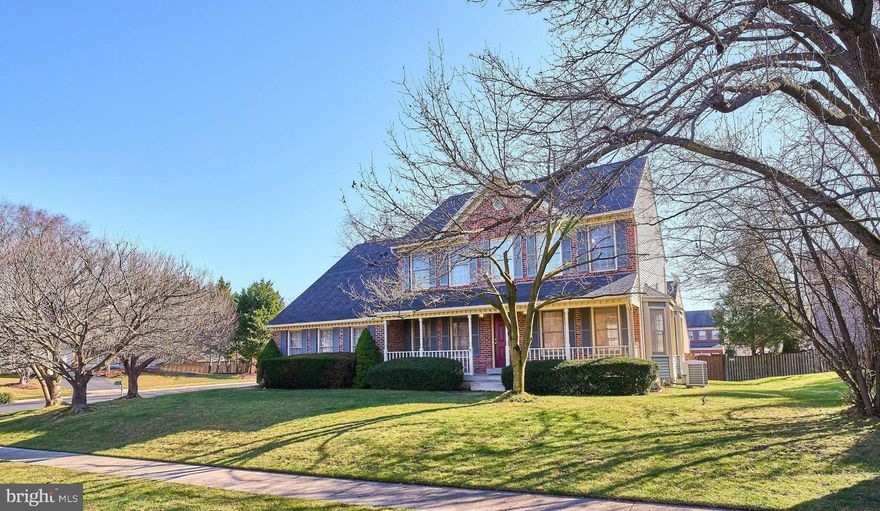 PLEASE NOTE DEADLINE- TUES., JAN 23 at 7PM.  Updated, bright and spacious 3 level home in a great location!  Situated on a corner lot without an HOA! The lovely home has new carpet, fresh paint and is move in ready. The first floor features an office that overlooks the front yard, a large formal living and dining room (both with hardwood floors), a half bath with new fixtures, a spacious kitchen with SS appliances and granite covered center island, a large pantry, the laundry room with full size appliances, kitchen table space and a large family room with a wood burning fireplace. The 2 car, side load garage enters into the laundry room. On the upper level you will find  4 spacious bedrooms, including the primary bedroom; with a closet that runs the length of the room! There is a hall bath with the vanity outside of the water closet. The primary bath has been updated with a beautiful new vanity and fixtures. The lower level has an office/den, a full bath, a bedroom with french doors, a large rec room and a utility room. Lawn sprinkler system.  Warm, neutral colors throughout. Close proximity to FX County Parkway,  Huntsman Drive, Old Keene Mill, Lee Chapel and Rolling Road. Hunt Valley Elementary School is right down the street. NO HOA!