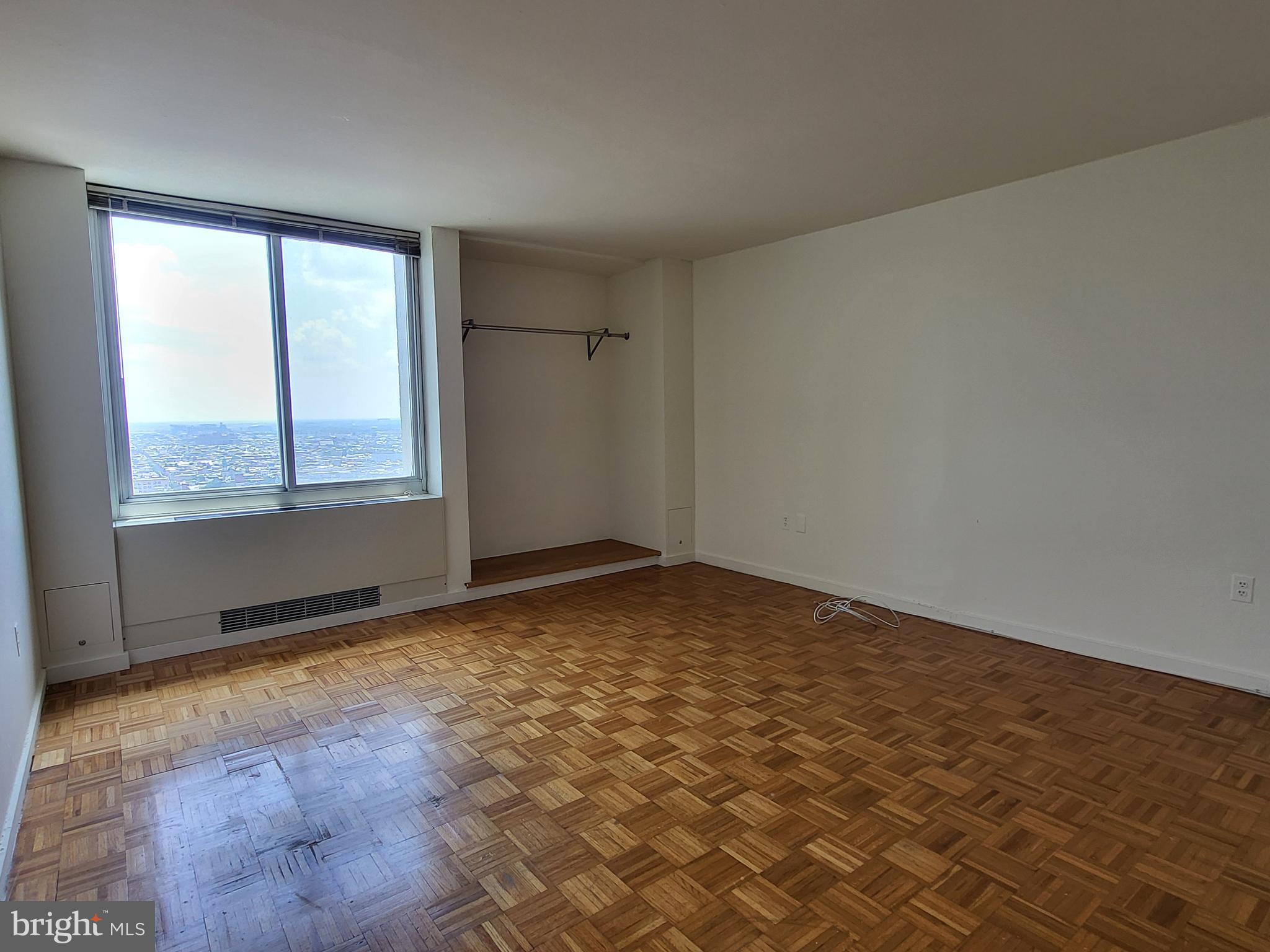 Sun-soaked studio on one of the highest floors of The Hopkinson House! Bright and cheery residence offering parquet wood floors; oversized windows showcasing city views; fully-equipped kitchen; incredible closet space; and full bathroom with single vanity and shower/tub. Residents of Hopkinson House enjoy a 24-hour doorman and concierge and rooftop pool. Located on Washington Square, The Hopkinson House is steps from many of the city's finest museums, cultural institutions, theaters and restaurants. 30th Street Station and Philadelphia International Airport are only minutes away.