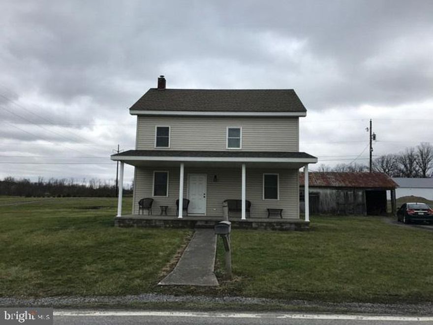 2.5 story on Industrial Park Rd, Mifflintown. Situated on a level .95 acre lot. Private well & septic. 3 bdrms, 2 full baths. 1st level unfinished but taken down to studs added new plumbing, wiring & insulation. Rooms unf on first level-LR, DR & kitchen. Third floor heated. Cedar closet in Mudroom.  The following are NEW: wiring, 200 amp service, duct work, porch w new door, plumbing, insulation ,new windows wrapped, roof, siding (one side still needs done & siding is available) Exterior sensor lights.
