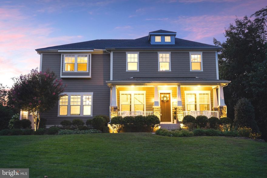 This stunning Daventry model built by Beazer (see floor plans included) in 2017 is situated on a unique, east facing, half-acre lot in the Grove protected on two sides with tall trees giving the home a rare privacy. With over 5000 square feet on 3 finished levels full of custom upgrades throughout you are sure to be wowed. Upon entering the lovely living room your eyes immediately look up to the soaring 2 story ceiling and stairway to the upper level. The large dining room is perfect for family gatherings and entertaining. The open concept with 10 foot ceilings includes an upgraded gourmet white kitchen with a huge granite topped island overlooking the cozy family room with a beautiful fireplace. The main level offers a private office for working from home. The rear extension is home to a lovely morning room with windows all around to enjoy the private tree lined lot. Walk out to the deck which overlooks a to die for patio with a custom stone wood burning fireplace for cool fall evenings. The upper level owners suite offers a retreat like setting with sitting room and spa bath with free-standing soaking tub and huge shower area. Privately located there are three additional bedrooms each with private access to bathrooms (two with Jack-n-Jill). The fully finished open lower level also offers a large 5th bedroom plus 4th full bath for guests as well as a large recreational area that has a shallow walk up to the outdoor patio and fireplace. Additional space in the lower level for work out/play room. Don’t miss this rare opportunity to be in the Grove on an almost completely private 1/2 acre lot.