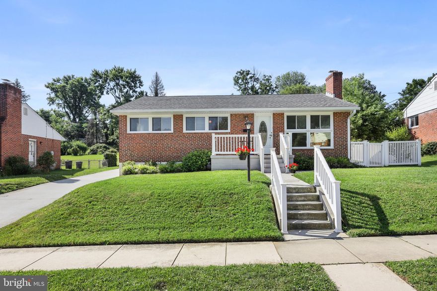 WELCOME HOME! 

This sweet 1950's classic brick rancher has all the charming details you would expect - wood burning fireplace, hardwood floors and a fabulous backyard that even has a gazebo. The 3 bedrooms and 2 renovated full baths are on the main level.  There are gorgeous granite counters in the remodeled kitchen. 
The windows and doors have all  been replaced .

In the basement there is a new hot water heater,  a dry bar, laundry room and plenty of storage space.
A BIG bonus that is hard to find, in this desirable neighborhood is an oversized, detached garage.

A location that can't be beat and districted for the areas top notch schools! This charmer won't last long!