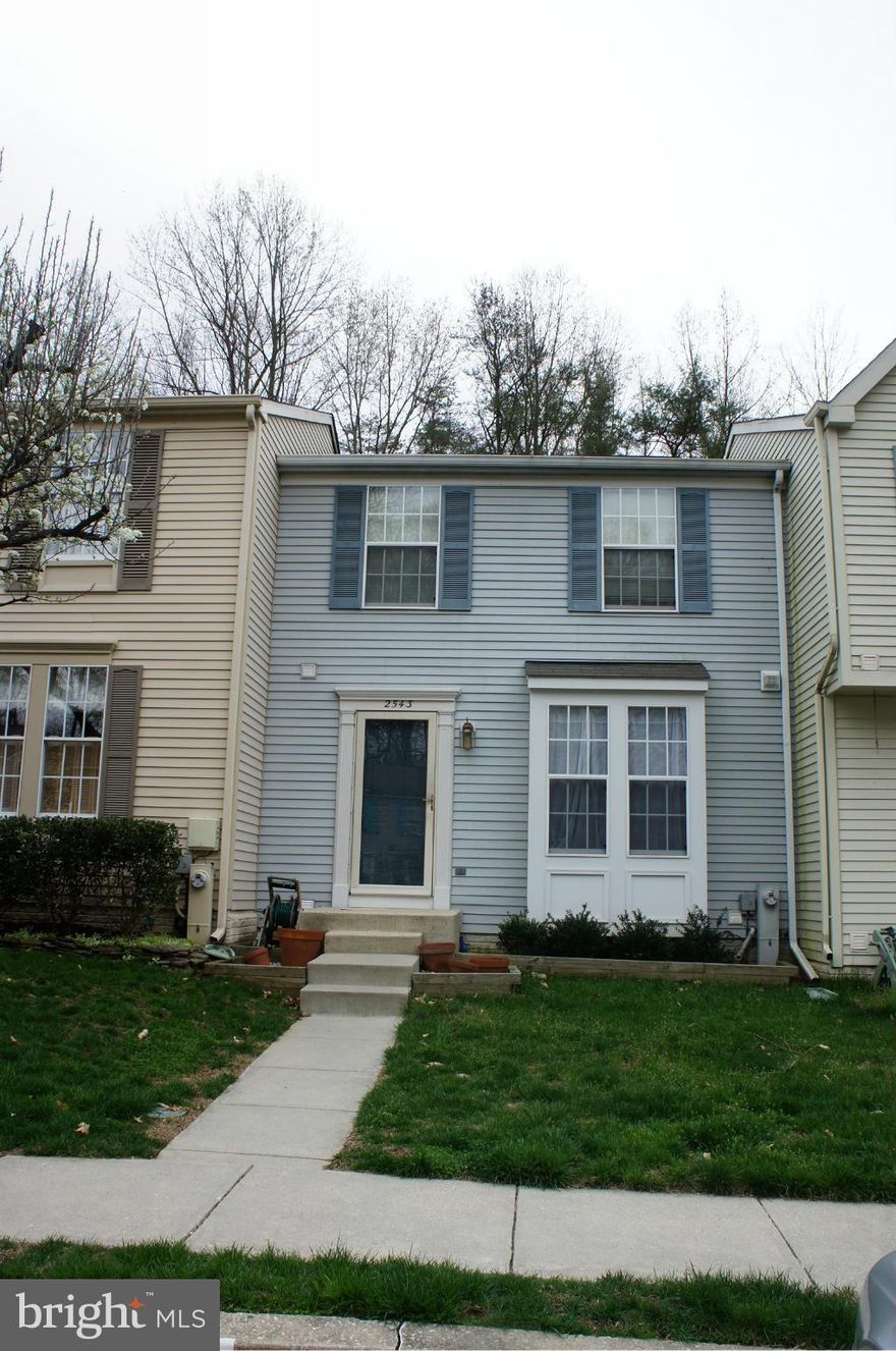 Beautiful Crofton home with fenced backyard and gorgeous paver patio. Over 1500 square feet of finished living space!   All appliances are included, even the washer and dryer.  Both upstairs bedrooms are huge and lower level could be used as third bedroom with full bath on that level as well!  Easy commute into DC, Baltimore, or Annapolis, and close to shopping - minutes to Waugh Chapel centers!