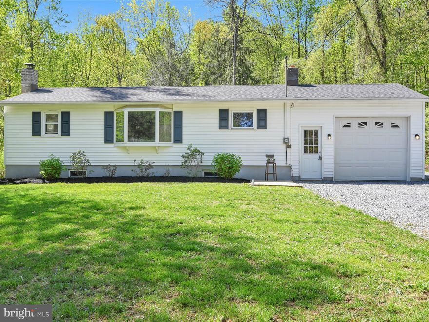 Public Auction Tuesday, June 10, 2025 @ 5 PM - Open House Saturdays May 17 & May 31 from 1-3 PM - Successful bidder required a 10% non refundable deposit. Settlement within 45 days. Buyer pays the 2% real estate transfer tax. List price does not reflect the final sales price. * Serene 2.28 acres featuring a rancher with an eat in kitchen open to the living room. Primary bedroom, full bath, laundry room. Step down a few steps to another bedroom. Full finished lower level with a family room, bedroom 2, full bath. Totaling 1,720 SF living area. Attached 1 car garage, 22x50 detached building (as is). A tranquil setting highlights this level & partly wooded 2.28 acre property.  Frystown/Fredericksburg area located at the base of the Blue Mountain.