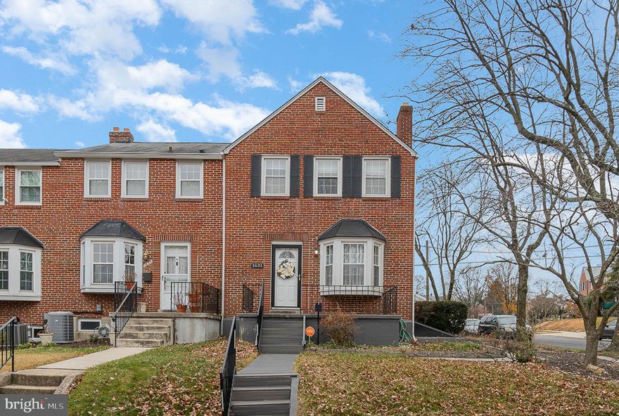 You won't want to miss out on this gorgeous, updated, end of group townhome in Knettishall! The first thing you will notice is the beautifully stained hardwood floors throughout and the open floor plan on the main living level.  It is an incredible place to entertain with the dining room bay window giving lots of extra natural light. The kitchen is beautiful with granite counter tops and recessed lighting. The finished sunroom through the kitchen is the perfect place to enjoy a morning cup of coffee or an evening with friends. The care the seller put into the house really stands out. The updates to the upstairs bathroom, the floors, the sunroom, the shed are just some of the examples. The basement is cozy and has a room that could be used for an office or a 4th bedroom.  A three car parking pad means you never have to worry about parking as well!  Located just minutes from restaurants and shopping and within 5 minutes of downtown Towson and Cromwell Valley Park.  This one won't last so come see it right away! 
Recent updates:
2019 
Upper level floor stained, 
Outside front stairs repaired, 
Sunroom exterior refinished and new wall built, 
Sunroom door handle locks added, 
Sunroom roof replacement, 
Water heater replaced, 
2020 
Shed exterior refinished, 
Upper bathroom shower tile replaced and tub refinished, 
Upper bathroom exhaust fan added, 
Garbage disposal replaced, 
2021 
HVAC pipes replaced, 
Sewage line pumped, 
Small room light fixture and electrical box replaced, 
County work on tree trimming scheduled (work yet to be done)