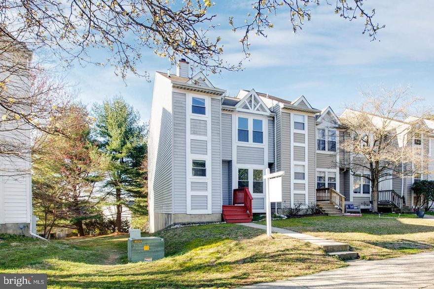 Welcome to 3406 Orange Grove Ct, Ellicott City, located in the desirable River Mill community. This end-unit townhouse is filled with natural light and offers an open floor plan featuring a cozy wood-burning fireplace, separate dining room, and upgraded kitchen. Step outside to the deck and enjoy the wooded backyard view.
Upstairs includes 3 bedrooms and 2 full baths. The walk-out basement is perfect for entertaining and features an additional full bath, making it ideal for guests. Conveniently located near major highways, shopping, and in a highly rated school district.