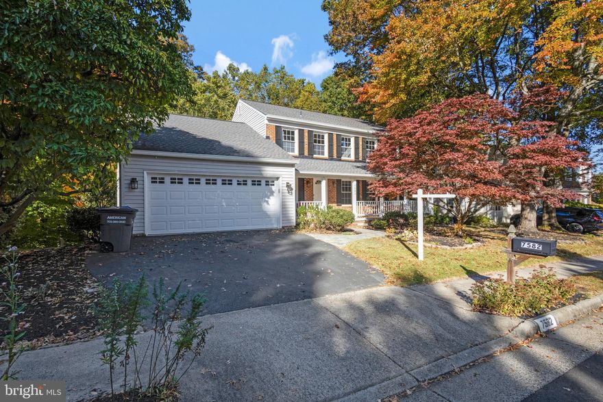 Front porch living, backyard serenity!  Backing to parkland this home is just the place to calm you at the end of the day.  The perfect place to relax with a favorite beverage and enjoy all that nature has to offer!  This 5 bed/2.5 bath/2 car garage beauty is ready for you to come on home.  Hardwoods, updated kitchens and baths, a nice walk in primary bedroom closet, fresh paint......the list goes on! There is a true basement bedroom, use it for guests or enjoy a nice wooded view while you work from home.   Top rated Orange Hunt/Irving/WSHS pyramid.  Easy access to Fairfax County Parkway.  Head to the metro if driving isn't for you!  Commuter lot nearby.  All the options are open for you.  Stroll the sidewalks, play in the woods, short walk to trails and so much more!  This is a home not to be missed!!!  Vacant and ready for you to be all set before Thanksgiving - don't miss this outstanding home