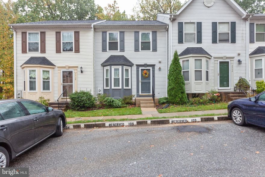 This charming townhome is move-in ready, well-maintained and located in the popular neighborhood of Riverchase, a development which has easy access to both Baltimore and Washington, D.C.  The home has 3 spacious bedrooms, 3 full bathrooms (not common in this neighborhood), and a half bath located on the main floor.  The home's deck backs to woods which allows for added privacy, a relaxing atmosphere, and a beautiful change of seasons. The walk-out basement is fully finished and includes 1 of the home's full bathrooms.  Adjacent to that bathroom is a separate room that is perfect for an office, possible 4th bedroom, craft room, or gym.  Spacious laundry room area.  The home had a new roof installed in 2019.  New windows and doors were installed a few years ago and come with a lifetime warranty.  New vanities in upstairs bathrooms.  Home is part of a condominium association and fees include exterior maintenance, snow removal, grass cutting and landscaping.  Two assigned parking spaces, and visitor parking available too. No through-street. One-year home warranty included. Come take a look!