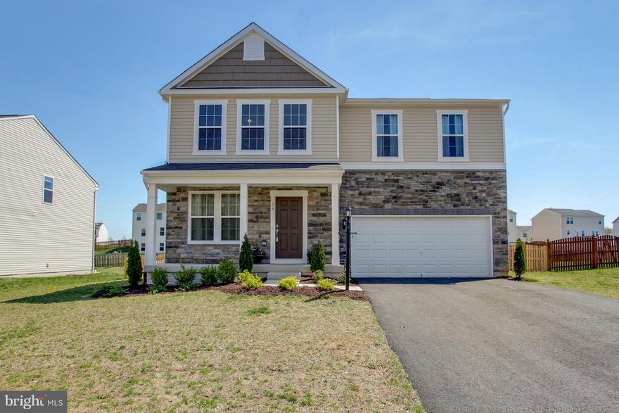 Almost new, barely lived in 3 finished level home with fenced backyard!  Fabulous community loaded with amenities, super close to commuter options, shopping, and schools.  4 upper level bedrooms with a 5th bedroom and full bath in the lower level.  This is a wonderful home room for all in a great community!