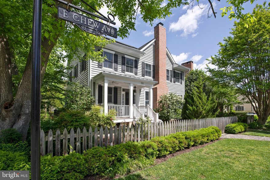 Gracing a large corner lot in the heart of Saint Michaels, welcome to this 3,694 square foot one-of-a-kind home, custom built in 2017-18. Surrounded by established evergreens, native plantings and stately trees, it combines modern open concepts and conveniences with St Michaels’ classic turn-of-the-century charm, all just a stone’s throw from the town and the harbor!

Upon entry, you are greeted by nine-foot ceilings, sunny rooms and gleaming hardwood floors. Each room on the entry level has a family feel while the entire space can be ‘combined’ to host large holiday gatherings and parties because the flow and design of this first floor is exquisite and so well planned. The first level also has custom built-ins, millwork throughout, a wood-burning fireplace, massive pocket doors, and an extensive kitchen. Its spaces can accommodate different styles and groupings of furniture.  It all leads to the relaxing screened porch that is a serene getaway nearly year-round.

This home already has four large bright bedrooms, a dedicated laundry room on the 2nd floor, 2.5 baths and multiple closets for an exceptional amount of storage. The generous, vaulted flex space on the third level inspires endless possibilities to go even further: The third level is already fully climate-controlled, spray-insulated, and has plumbing roughed in for a full bath. Currently the perfect area for home office and storage, it could become e.g., another bed and bath, a cavernous bonus room, or whatever your dreams steer you toward.

The home’s elevator which serves all three levels including the third-floor flex space is perfectly yet discreetly positioned to take you with ease to each one, which makes every floor of the home wheelchair accessible. The attractive staircase with hardwood and millwork on all three levels is uniquely set off to one side of the home to allow greater and better use of central space on every floor.

The entire home operates on solar (owned) (gas just for cooking) and, with spray foam insulation and Andersen SmartSun windows throughout, the house is highly energy efficient. Even the poured-cement fully-encapsulated crawl space with interior access, is fully climate controlled. The home’s exterior materials are high quality but low maintenance as are its professionally rebuilt lot and landscaped gardens which still provide plenty of gardening options.  They are all designed in keeping with, and with respect for, their pretty neighborhood.

The delights of St Michaels are immediately around you here, truly mere moments to its waterfront and marinas, to its fabled eateries, distilleries and bistros, to its art galleries and shops, to its bike and watercraft rentals, to its nature trail and so much more. This home is also within easy distance of Golf at the Links at Perry Cabin as well as the countless and year-round activities of the Eastern Shore. Welcome home.