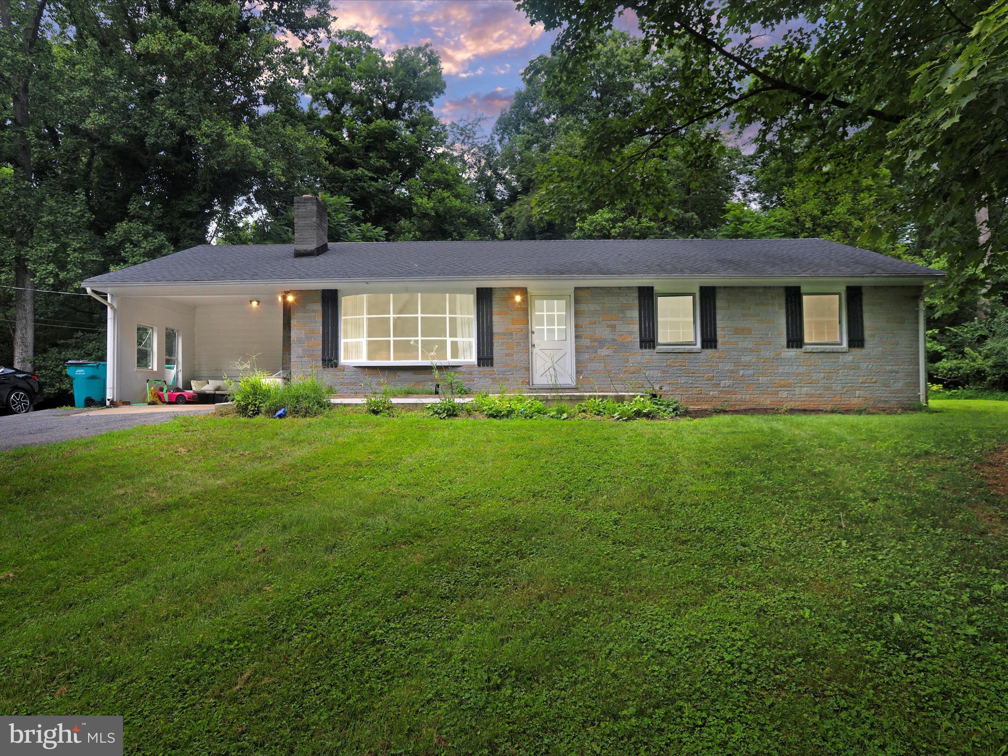 Welcome to your PRIVATE OASIS! You don't want to miss this hidden GEM! 6.42 acres of pure serenity in country quiet living in Boonsboro! You will fall in love with the picturesque, wooded views and sounds of chirping birds! This beautiful rancher is recently renovated, over 2000 sq ft and offers 5 bedrooms and 2 full baths! The open concept kitchen/dining has gorgeous textured marble stone backsplash, charming quartz countertops, and stainless-steel appliances. Living room has built-in shelves, beautiful stonework, and a cast iron wood burning stove will be sure to keep your house warm. Master suite has a master bath with a double vanity, bathtub, toilet and standing shower. Relax in your massive master bath and soak in your freestanding tub. Junior suite with full attached bath. Cosmetic upgrades consist of new light fixtures, new luxury laminate flooring, carpet, ceramic tiles, and recently painted throughout including doors and windows. Partial finished basement with lots of space, oversized utility room with washer/dryer included. Just minutes to I-70, shopping, dining, schools, parks & more!