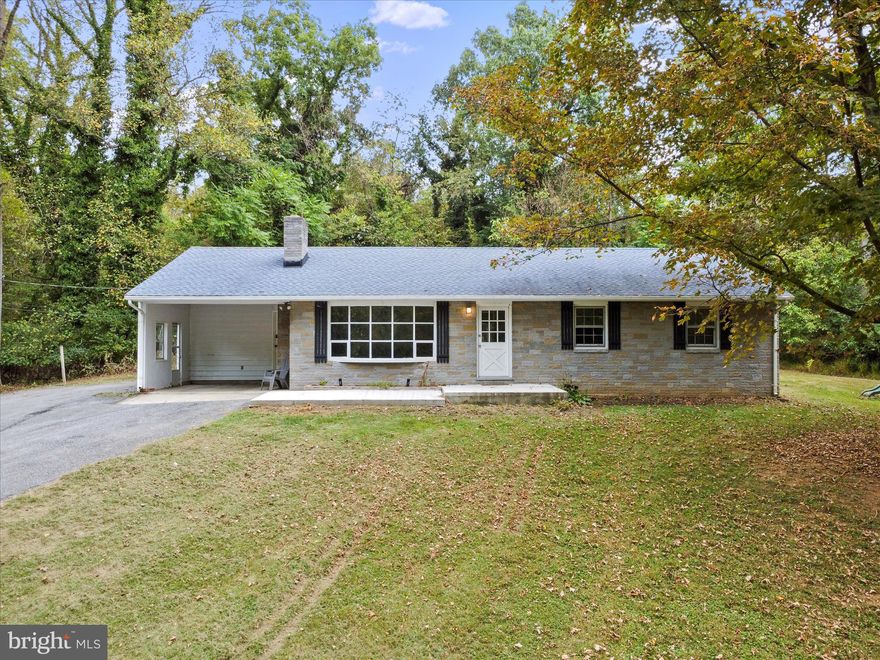 IMPROVED PRICE! MOVE IN READY HOME AND FRESHLY PAINTED!  Small town charm and community!  Just minutes from downtown Boonsboro, local shops, dining, schools, and parks. You'll enjoy proximity to the Appalachian Trail, Greenbrier State Park, and easy access to commuter routes for Frederick, Hagerstown, and beyond!


Welcome to your PRIVATE OASIS! You don't want to miss this hidden GEM! With 6+ acres, wooden land, rural setting, enjoy peace and less noise for more room for outdoor activities.  Beautiful rancher is recently renovated, over 2000 sq ft and offers 5 bedrooms and 2 full baths! The open concept kitchen/dining has gorgeous textured marble stone backsplash, charming quartz countertops,  and stainless-steel appliances. Living room has built-in shelves, beautiful stonework, and a cast iron wood burning stove will be sure to keep your house warm. Master suite has a master bath with a double vanity, bathtub, toilet and standing shower. Relax in your massive master bath and soak in your freestanding tub. Junior suite with full attached bath.  Partial finished basement with lots of space, including oversized utility room!