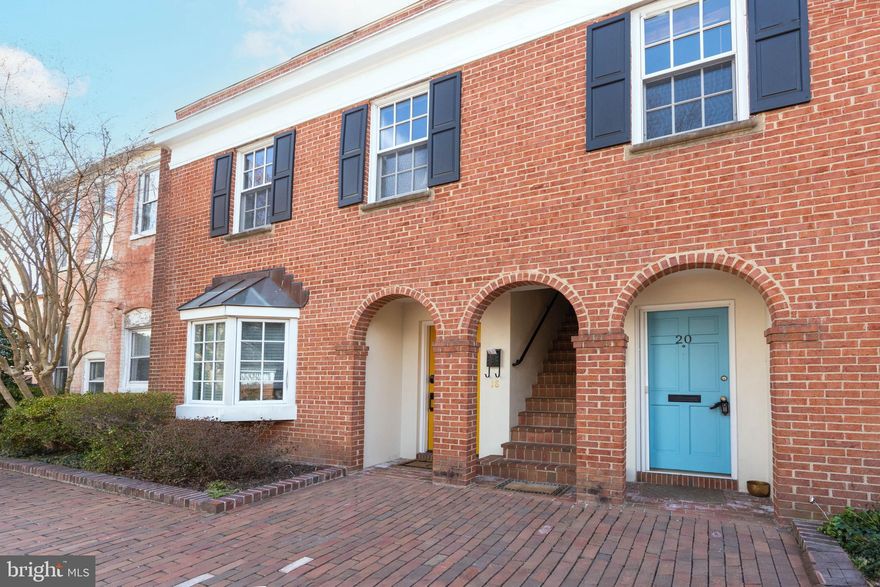 Come see this lovely updated two-bedroom condo in a fantastic location in the heart of Old Town. Walk to all that Old Town has to offer and just one block to King Street.  Updated kitchen. Updated bath. A cozy wood burning fireplace highlights the living room. The courtyard is great for relaxing and grilling with Adirondack chairs for comfort, and a grill for convenience. The laundry room is clean, bright and free to use. Every unit has their own storage spot for detergent and other laundry items. One parking permit issued for easy off-street parking. A large secure storage area comes with the unit. There is also a bike room for convenient storage out of the elements.