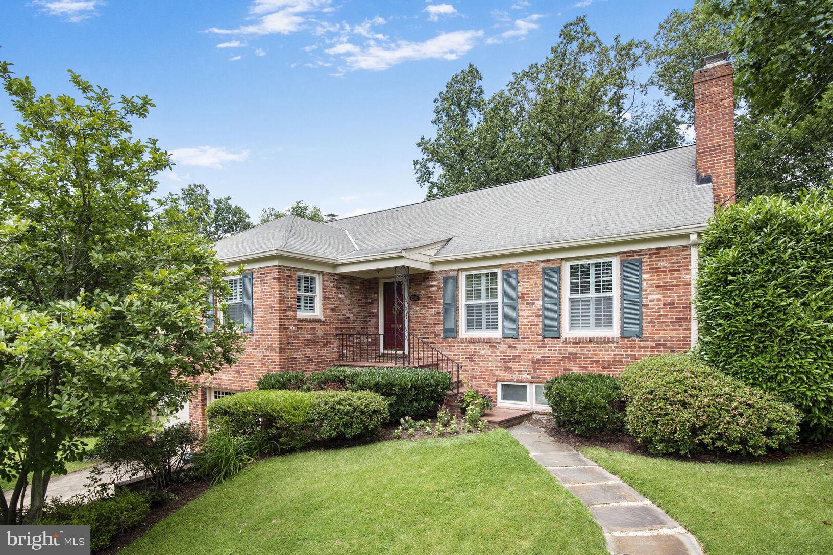 Home Sweet Home! Welcome to 7205 Radnor Road, where charm meets convenience! Enjoy the professionally designed kitchen with island seating for five—a perfect space for entertaining and daily living.
The inviting living room is bathed in sunlight and features a wood-burning fireplace, custom built-ins, and large windows dressed in plantation shutters. The main level hosts three bedrooms, including a primary suite with an ensuite bath and ample closet space. Two additional generously sized bedrooms share a well-appointed hall bath.
The upper level is a large unfinished attic with walk up stairs, providing storage galore! Step outside to the screened porch overlooking a large, flat backyard. The property also includes a spacious two-car garage with plenty of room for vehicles and storage.
The walk-out lower level offers versatile space for recreation and includes a large home office (currently being used as a bedroom). Recent updates throughout the home include updated lighting, new carpet on the lower level, a new stair runner, a new hot water heater, new garage doors with automatic openers, and new windows for the main level and bonus room (slated for installation within the next few weeks).
Nestled on a gorgeous lot of nearly 12,000 square feet, the property features mature landscaping and specimen trees, including Kwanzan Cherry, Jane Magnolia, Star Dogwood, and Red Maple. Although the legal description lists Bradley Hills, this home and its neighboring properties are located in the desirable Kenwood Park neighborhood and are part of the Kenwood Park Citizens Association (membership optional).
Enjoy the convenience of being close to all that Downtown Bethesda has to offer. Be sure to check out the walking path providing a shortcut to Bethesda Row. The home is just a few blocks from Whitman High School and Pyle Middle School and offers easy access to major commuter routes.