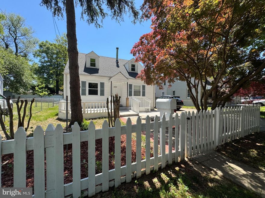 Ideally located in a quiet neighborhood, this charming Cape Cod–style home offers the perfect balance of comfort and convenience. Enjoy walking distance to shopping and public transportation, along with quick access to the BW Parkway, making commuting to Washington, D.C. just minutes away.

This well-maintained property features five bedrooms and 3.5 bathrooms, providing ample space for everyday living and entertaining. The house offers a functional and versatile design, which includes a formal living room that invites a cozy atmosphere and a separate dining room connected to the kitchen.

Step outside to enjoy a welcoming front porch and a spacious patio perfect for relaxing or hosting gatherings. The property also includes a generous driveway and a large, fully fenced yard, providing both convenience and privacy.

Recent updates include a new roof installed in 2024 and a brand-new water heater in 2026, along with a well-maintained A/C system.

Don’t miss this opportunity to own a beautiful home in a prime location—schedule your private tour today!
