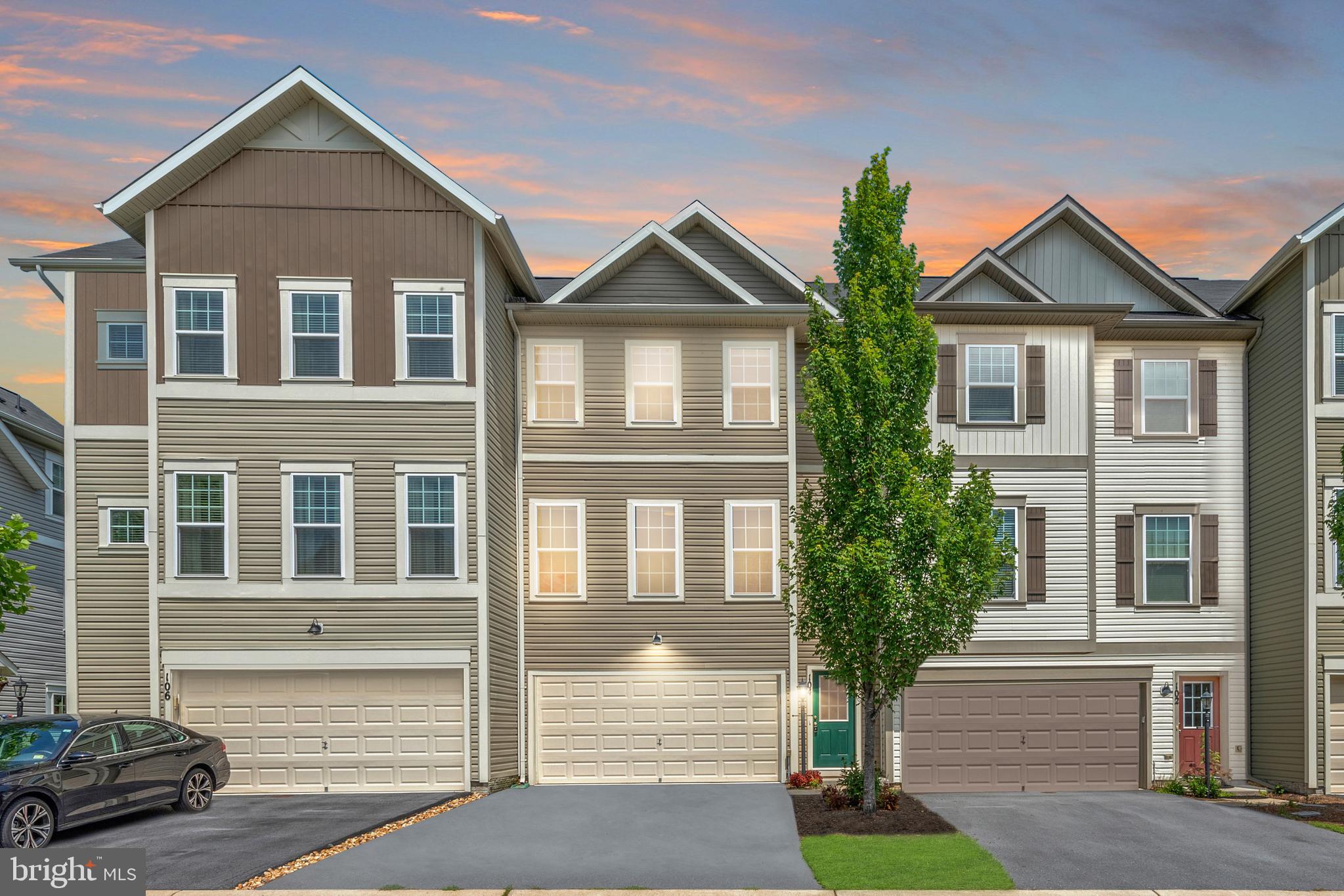 Assumable VA Loan at 3.875% !! Phenomenal location for this amazing townhome with a private backyard backing to parkland! This 2-car garage townhouse offers 2,000+ sq.ft. and 3 bedrooms + 2.5 bathrooms. Upgrades include granite countertops, a luxury owner's bath with upgraded ceramic, two huge walk-in closets, large bedrooms with ceiling fans, a water softener, and more. The ground level can be used for storage or finished as a rec room or 4th bedroom with a third full bath. Enjoy a private view of the trees in the best location within the community! Freshly painted and move-in ready!
