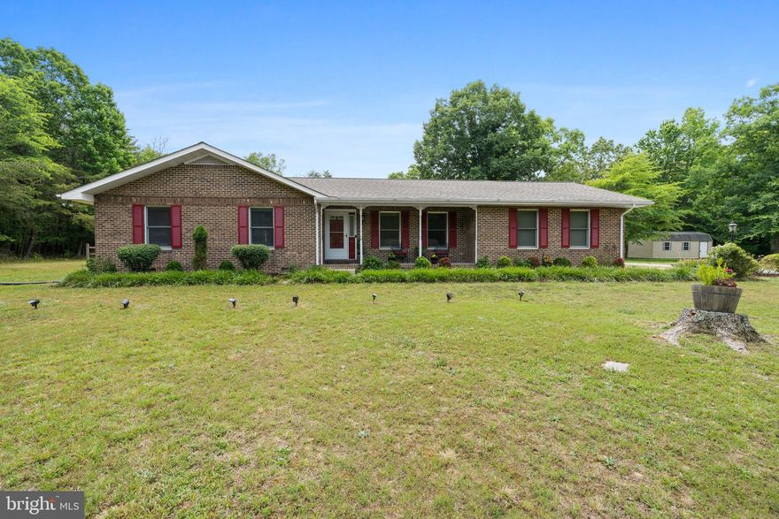 Great Location!! This spacious, brick rambler sits on 1 acre in the tree-lined, picturesque subdivision of Ashland Acres. With a beautiful yard, this home is conveniently located between routes 210 and 301, making travel to the National Harbor, northern Virginia, Waldorf, or Washington DC easily accessible. Additionally, the town of La Plata and nearby shopping are 10 and 5 minutes away, respectively! Featuring 3 good size bedrooms and 2 bathrooms. The living room, dining room, hallway, and primary bedroom have real hardwood floors. The eat-in kitchen has new granite countertops, and a new dishwasher! The refrigerator, stove, and overhead microwave were purchased in 2018. The bathroom in the large primary bedroom includes a jetted soaking tub. You will find in the laundry room a washer and dryer that were purchased in 2021. The large and cozy family room off the kitchen features a wood-burning fireplace perfect for those cool winter nights! Separate French doors lead from the family room as well as primary bedroom to the huge back deck that was newly stained! Enjoy springtime, gatherings large or small with family and friends anytime, or your summer and fall nights on your deck grilling while overlooking your beautiful backyard, which is fully fenced! For the outdoor enthusiast, take in nature on a walk or bike ride along the nearby trail. The attached garage is a good size for your car or all your motor toys! You don't want to miss this rare opportunity to own this beautiful rambler. Schedule your showing today!