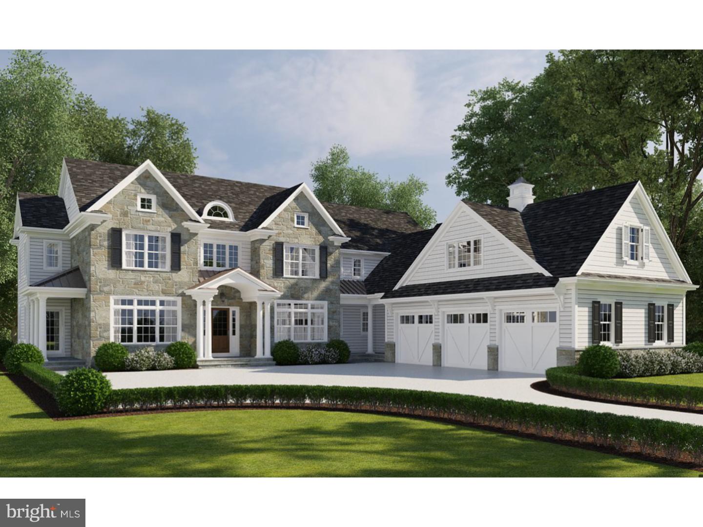 Your dream home awaits in this spacious and thoughtfully appointed colonial in convenient Penn Valley.Graciuos center hall with sweeping staircase is flanked by living room and dining room with classic millwork. Chef's kitchen with professional grade appliances,custom cabinetry, butlers pantry and large island for gatherings. Kitchen is open to the breakfast room with sliders to the rear deck and family room with fireplace and rear staircase to the second floor. First floor study as well as a separate game room or optional first floor master suite with separate entrance and private balcony. The over size mudroom offers bench seat with cubbies and a walk in closet. The second floor boasts 5 bedrooms and 5 baths beginning with the master suite with sitting area and fireplace, dual walk in closets and luxurious bath. If additional living space is desired the third floor of this home as well as the basement could add upwards of an additional 1,500 sq. ft. The lower level will be walk out offering easy access to the private grounds.The exterior of the home will feature the highest quality finishes with a blend of natural stone veneer, cement board siding and maintenance free trimboards. Make your appointment today to discuss this rare opportunity. Pictures shown are of other homes built by the Builder and may show options that may not be included in this home. Taxes and assessment TBD.
