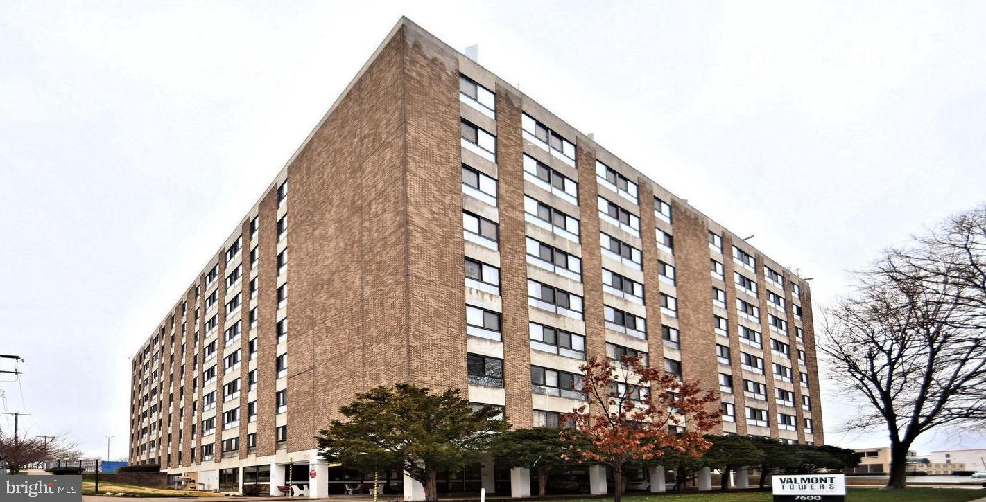 Welcome to Residence 611 at The Valmont Towers.  This two bedroom, 2 bathroom unit has a large living room and dining room area with tons of natural light.  Valmont Towers is a 9 story high-rise in Northeast Philadelphia.  Monthly fee includes 24 hour security, heat, A/C, electric, water, sewer and trash! Laundry facilities on the floor and exercise room, outdoor pool and a dedicated parking spot! Care free living in Philadelphia at this price is unheard of.   Close to public transportation, I-95 and train and tons of shopping and dining options.    Make your appointment today!