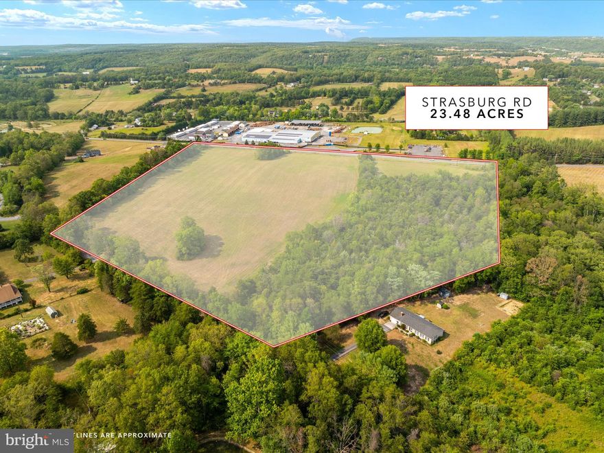 The seller received and accepted a pre-market offer on this fabulous property located on Strasburg Road in Waren County VA.  23.48 acres of rolling farm land is awaiting a new owner!