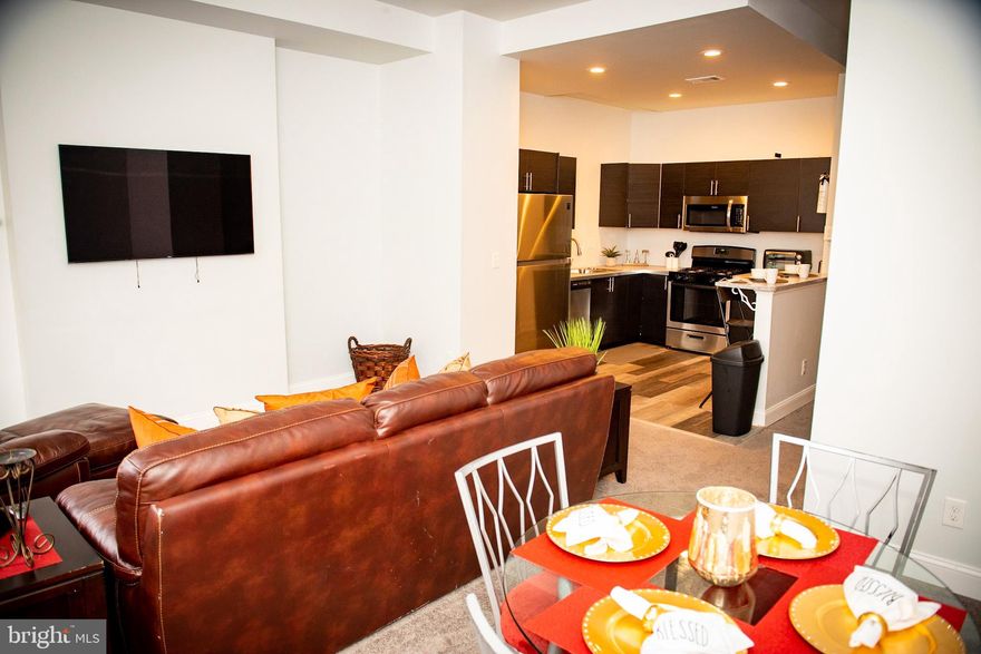 Private 1200 sq ft, fully furnished duplex with smart tv's installed and mounted. Newly renovated; 3 bedrooms, 2.5 bathrooms with washer and dryer in unit. Within the MICA college campus community. Close to Downtown, Baltimore Center Stage, and The Modell Lyric Performing Arts Center. Several colleges and hospitals in close proximity. In addition to public transportation; subway station, light rail, & Charm City circulator routes.

Criteria: Credit Score minimum 650, monthly income should be 3 times the lease amount, clean rental history and criminal background.