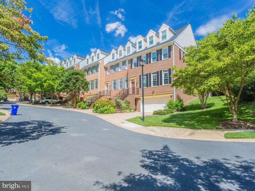 Shown by appointment only. Welcome to this 4 level, spacious brick town home in exclusive Hillcrest. Only 33 homes in this secluded community. 65% of land was left as common area. Features include: approx 3800 sq ft finished space, large living, dining and kitchen/family room combo, Master BR with sitting room, fireplace and 2 large closets. 2nd large bedroom with bath. less than 1 mile to metro