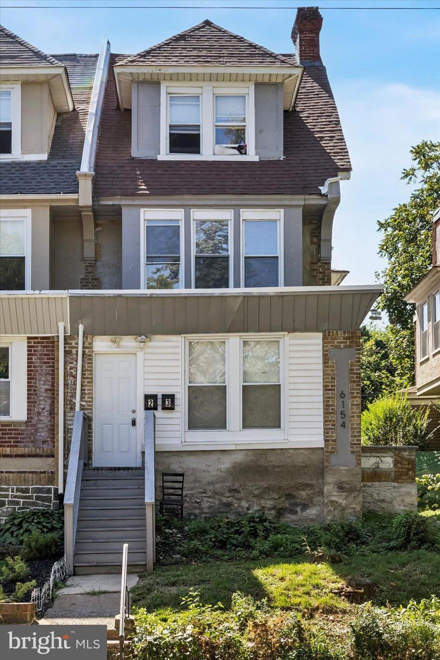 Newly renovated two bedroom with modern bath and kitchen. New windows, new flooring and ready to move in right away. Rent is $1200 includes water and is in a great location in Overbrook  no pets. $3600 to move in tenant pays electric however water is included. references and employment will be checked. bright and sunny apartment ready for move in,  Includes washer and dryer and cold water and large rear yard