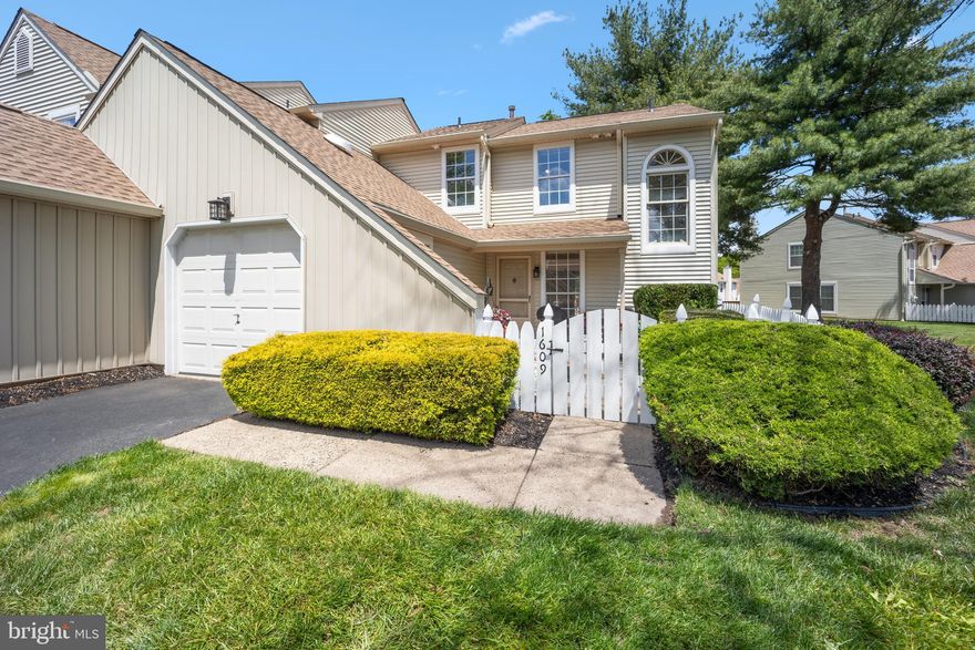 Welcome to Your Southampton Sanctuary: An End-Unit Gem in Huntingdon Brook. Seize the rare opportunity to own this highly coveted end-unit townhome nestled in Southampton's prestigious Huntingdon Brook Community. This stunning 3-bedroom, 2.5-bathroom "Toll Built" residence perfectly balances modern convenience with unparalleled comfort, offering the ultimate lifestyle upgrade. Your experience begins before you even step inside. A private, fully fenced courtyard welcomes you, setting a tranquil tone and you’ll instantly know that you’ve found something truly special. Cross the threshold into a light-drenched foyer that flows effortlessly into an oversized living room, anchored by a cozy, wood-burning fireplace. A massive glass door invites the outside in, opening onto one of the largest decks in the entire neighborhood—an absolute dream for alfresco dining and summer entertaining. The beautifully updated kitchen boasts gleaming granite countertops, abundant cabinetry, and a generous layout for casual dining. For more elegant affairs, the formal dining room is perfectly appointed to host family and friends. Need a home office, den, or studio? Three-quarters of the garage has been expertly finished into a brilliant flex room (which can easily be converted back to a traditional garage, if desired). A chic, updated powder room rounds out the main floor’s flawless layout. Ascend the elegant turned staircase—featuring a charming, picture-perfect window seat—to your second-floor sanctuary. The Primary Suite is a wonderful retreat boasting soaring vaulted ceilings, two large custom closets, and a full en-suite bathroom. Two additional bright bedrooms share a pristine full hallway bathroom and a dedicated linen closet. And say goodbye to carrying heavy baskets up and down the stairs with ultra-convenient second-floor laundry. Thoughtful storage solutions are cleverly integrated throughout the home: you’ll find deep under-stair storage seamlessly accessed from the foyer; easily accessible overhead ceiling storage above the flex room and a dedicated quarter-garage storage bay hidden behind the garage door. Parking is an absolute breeze with an expansive driveway that easily accommodates three large vehicles, plus ample community guest parking just a short walk away. The Huntingdon Brook lifestyle grants you exclusive access to fantastic community amenities, including a vibrant community center, tennis courts, and a sparkling swimming pool. Surrounded by lush parks, an abundance of fine and casual dining, and excellent local shopping, this home keeps you close to the action. Add in seamless commuter access to the PA Turnpike and I-95, and it’s easy to see why this spectacular home truly is the “total package.” Don't miss out on the lifestyle you deserve—schedule your tour today!