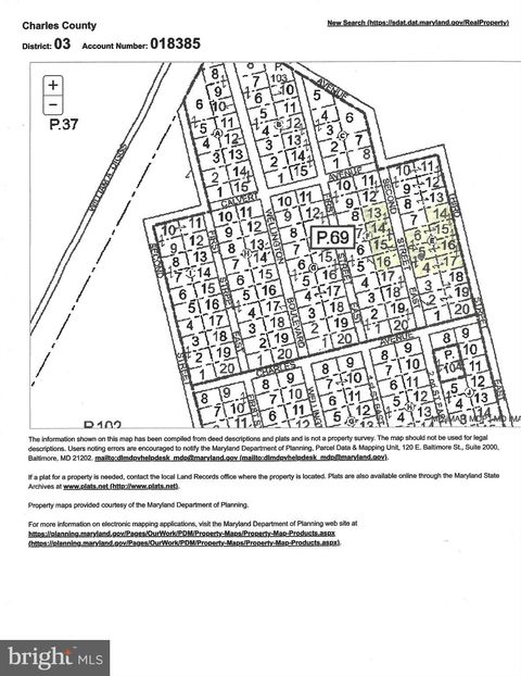 Vacant Land For Sale - 16 2nd Street<br/> NANJEMOY, MD 20662