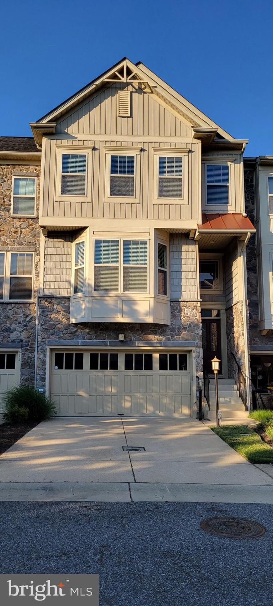 Move-in ready, elegant 3 story townhome with double car garage located in Waugh Chapel. Great location, easy access to shopping and restaurants; (convenient to Baltimore, DC, Fort Meade and Annapolis. Well kept home with 3 BDRS, 3.5 baths, 2 gas fireplaces, 9' ceilings, and beautiful hardwood floors on lower and main levels. Kitchen has stainless steel appliances, Corian countertop and huge walk-in pantry. Spacious MSTR bedroom w/tray ceilings, his/her walk- closets and Primary bath with shower and soaking tub.