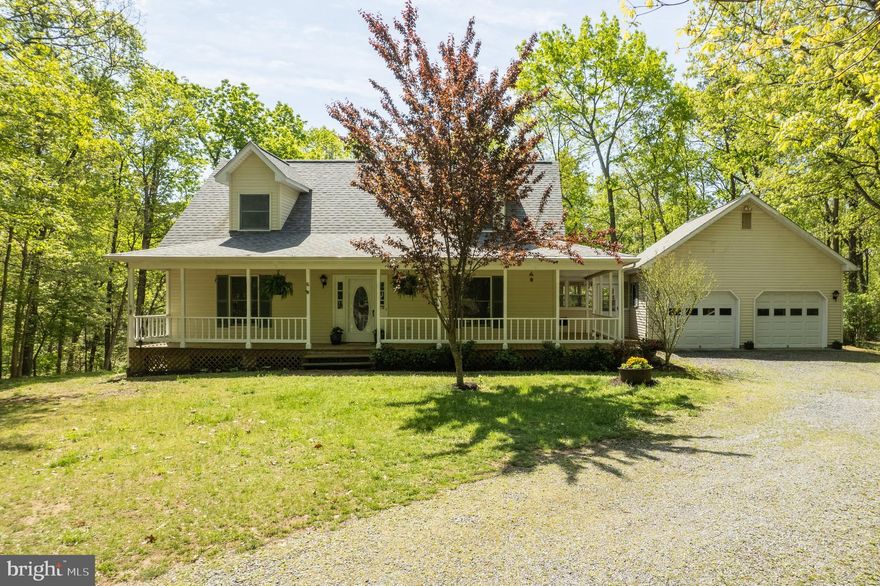 Well-Established Cape Cod on Over 5 Acres!
This charming and spacious Cape Cod sits on a beautiful 5+ acre wooded lot, offering privacy and serene views. The home features an oversized 2-car garage with a breezeway, new flooring and fresh paint throughout, and an updated primary bathroom. The main-level primary suite offers convenience and comfort, while the kitchen boasts brand-new granite countertops. A cozy woodstove warms the inviting family room. Upstairs you’ll find two generously sized bedrooms and a full bathroom. The unfinished walkout basement offers great potential for additional square footage. A perfect blend of space, updates, and natural beauty—don’t miss this one!