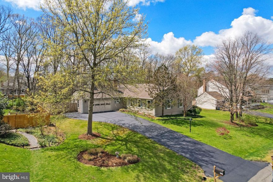All the old world charm and sleek lines of mid century modern with function and practicality. Main level living on almost 1/2 an acre in Fairfax County, surrounded by Cub Run Valley Stream parkland and quiet rolling neighborhood streets, yet minutes to I-66, shopping and restaurants. Mature trees, beautifully landscaped with understated and elegant curb appeal.  Enjoy the advantages of NO HOA with NO HOA fee. 
Whole house freshly painted, new carpeting on the main level, all new door hardware, new light fixtures and fans. Brimming with charm, the cozy, step down family room has hand scraped engineered hardwood floors, exposed brick wall(s) and  a raised hearth wood-burning fireplace & mantel. Oversized and full of function and usability, the granite counter center-island kitchen was well thought out.  A chef's dream with double wall ovens, built-in spice racks, pots/pans drawers, knife & utensil drawers, built in shelves , fold out pantry organizers and an appliance garage. 
Just off the kitchen a large deck with built- in seating is the perfect place for morning coffee or evening meals watching birds and wildlife frolic or kids play in the yard.  Flat and private, this exceptional garden has limitless possibilities! Storage shed for all your yard equipment, toys or patio furniture conveys. 
Owner's bathroom and 2nd full bath newly renovated with quartz countertops, new vanities, light fixtures, mirrors, faucets and hardware. Huge, corner owner's suite has two separate vanity/dressing areas, walk in closet and loads of natural light.  Two car garage newly painted inside with acid-etched floor leads into the laundry room and a powder room. Just past the family room a bonus “pantry” or storage closet could be converted to a bar, a dry pantry, a crafts closet or just about anything you can dream up! Formal dining and living rooms offer plenty of space for versatile living and entertaining. 
Lower level has a private, side entrance. A large, main recreation room has a wet bar/kitchenette space with countertop and cabinetry. A full bathroom and two spacious rooms with closets and two Cedar closets in the hallway between rooms are ideal for seasonal wardrobe storage. 2 Huge workshop and storage rooms with heavy-duty built in shelving finish out the other side of the lower level. An additional back room would make a perfect wine cellar.
Fence and deck newly power washed and stained. Driveway freshly sealed. Don’t miss this rare opportunity to own .49 acres of quiet and level land in Fairfax County! Extremely well-loved and maintained ranch/rambler is ready for its new owners!