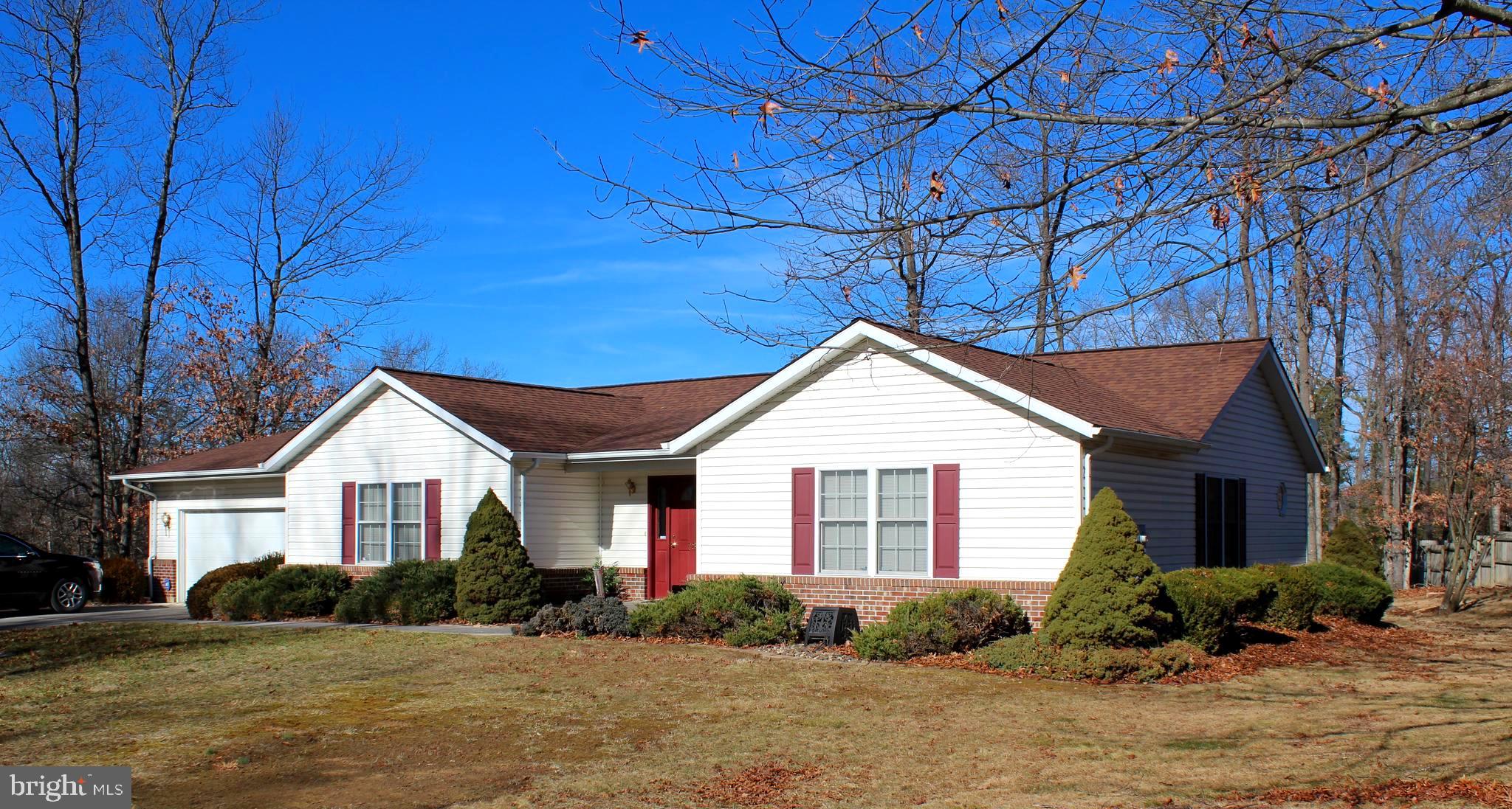 Welcome to this beautiful home with bright & roomy spaces. ONE LEVEL LIVING within THE POINT neighborhood! The main level features a large living room. The separate dining area has ample space for your large dining table. Roomy kitchen with newer appliances, ample cabinetry & space for a table. Featuring 3 bedrooms, 2 oversized baths including a primary bedroom with ensuite bathroom, a soaking tub and walk in closet. But wait, a full unfinished basement is waiting to be converted by you that would double your living space . As a bonus, the basement is already plumbed for adding that third bathroom. Spacious living with over 2,000 finished sq.ft. Laundry Area & 2-car garage with additional parking on the concrete driveway. NEW ROOF, recently replaced HVAC SYSTEM and Hot Water Heater. Situated on just under a half acre lot. Convenient location on a NO thru street & near shops, restaurants, park, and medical facilities. Schedule your tour today and click on the camera icon for a virtual 3D walkthrough of the home.