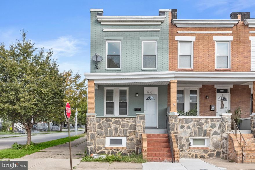 Wonderfully updated 3-bedroom, 2-bath end-of-group rowhome with a private fenced rear area ready to fit your needs. Step onto the covered front porch and enter the main level, where an open floor plan is freshly painted in a modern, neutral palette. Luxury vinyl plank flooring flows seamlessly into the dining area, highlighted by sunny windows. The kitchen, designed with beauty and function in mind, features a center island, stainless steel appliances, quartz counters, and easy access to the fenced rear space.
Upstairs, you'll find the primary bedroom, two additional bedrooms, and a renovated full bath with tasteful ceramic tile detail and fixtures. The lower level adds more living space with a recreation room, a second updated bathroom, and walk-out stair access. If you’ve been looking for the feel of a newer home without the new home wait, this one could be the perfect fit.
Note:  Select interior photos have been virtually staged.