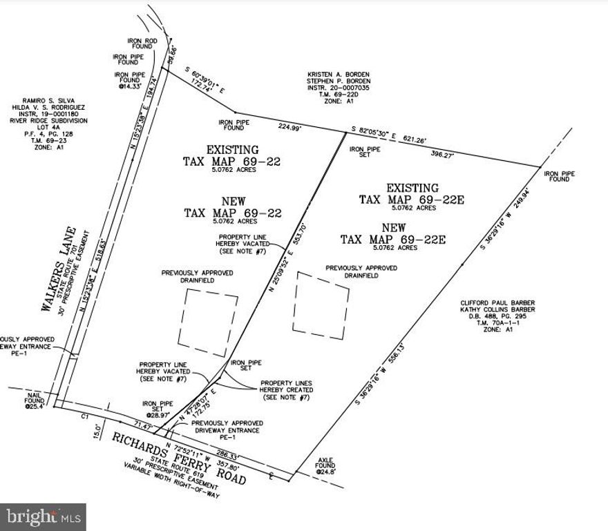 Approved Building Wooded Lot.  5acre parcel soils approved for conventional 4bedroom system.   Third party financing available.