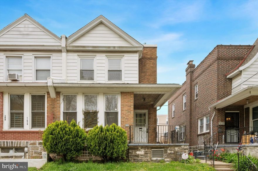 Investment Opportunity in Upper Darby – Twin Home with Renovation Potential!
This 3-bedroom, 2-bathroom twin home with over 1300 sq ft of living space presents a strong opportunity for investors or buyers seeking a renovation project. Situated on a residential one-way street, across from green space of Cobbs Creek Park in Upper Darby, the home has been in the same family since 1954 and is ready for new ownership and updates. Property Highlights include 3 Bedrooms, 2 Full Bathrooms, includes full bathroom in the primary bedroom. Basement includes existing plumbing for a potential third bathroom. Two-car garage offers off-street parking and additional storage space—an uncommon feature for the area.  This home provides an excellent canvas for buyers looking to renovate and add value.  Property is being sold as-is and needs a full renovation.  Buyer is responsible for the Upper Darby Township Use and Occupancy inspection and any associated requirements. This property offers significant potential for the right buyer to modernize and transform it.