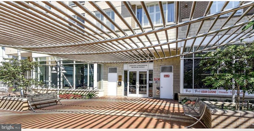 Great locations! ! Must come to see! Welcome to the Urban living in the center of downtown Silver Spring! Surrounded by shops, restaurants, cinema, Whole Food, Library and much more! This cute, bright, cozy 1 bedroom and 1 full bath condo has been spruced up with new  wood floor and paint throughout. The dining/living in open floor plan, the kitchen has granite countertops with a lot of functional counter space. sun-filled bright natural light illuminate all throughout! Spacious bedroom with double windows can easily accommodate a king size bed and 2 big closets. living room with access to balcony, washer & dryer are located in the unit for your convenience. 1 assigned garage  parking space (B1-12 ) is included. The Crescent  is a pet-friendly building with an on-site manager. Residents enjoy access to the building's fitness center, billiard room, party room, lounge and a bike rack in the underground garage. Blocks from metro, bus, Safeway, Giant and more! You will love the convenience of transportation, shopping and dining all right outside your front door.