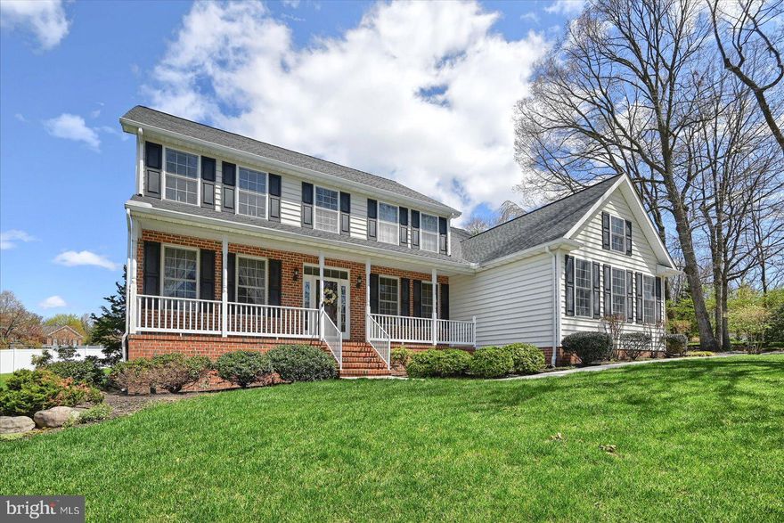 Don’t miss this incredible opportunity to own a beautiful half-acre property with mature trees, located in the Southwest School District!  And NO HOA!!  This spacious 4-bedroom, 2.5-bath home features hardwood floors and an enormous kitchen with island, pantry and a sunny breakfast nook—perfect for morning coffee.  Or enjoy a meal al fresco on the attached private deck! The cozy family room offers a warm gas fireplace, while the main level also includes a formal dining room, living room, and a versatile space ideal for a home office or den. The expansive primary suite includes an en suite bathroom with soaking tub and plenty of room to unwind. The partially finished basement with new flooring is perfect for a game room or rec room. Step outside to enjoy the peaceful walking path, open lawn area, and mature landscaping—ideal for play, gardening, or simply relaxing. You will appreciate the efficient natural gas heating with dual-zoned heat and A/C.  And for added peace of mind, the home features a brand new roof and comes with a one-year home warranty! Schedule your private tour today—this quiet, charming location won’t last long!