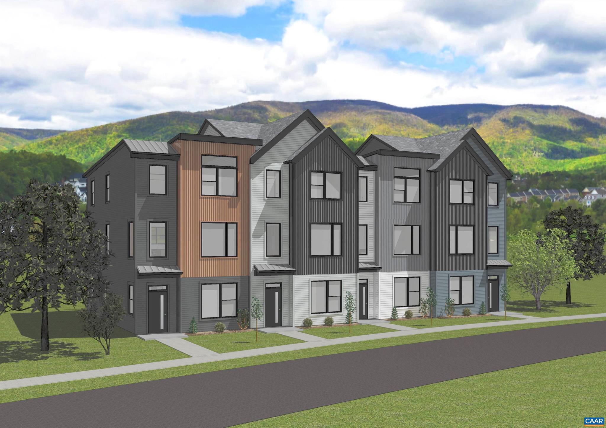 Under construction. September 2025 delivery. The Avon is a modern townhome thoughtfully designed for everyday comfort and flexibility. On the entry level, you?ll find a study with french doors, a half bath, and a 2-car garage. Upstairs, the main level offers a bright and open layout, with large windows that fill the space with natural light. The L-shaped kitchen features ample cabinetry and a convenient pantry, flowing seamlessly into the dining area and great room. A tucked-away nook off the kitchen adds flexibility?perfect for a home office or additional storage?while the rear deck expands your living space outdoors. The top level features a spacious primary suite with a vaulted ceiling that adds height and character, along with two additional bedrooms, a full hall bath, and a centrally located laundry room. Old Trail is set against the Blue Ridge mountains steps from dining, coffee shop, ACAC Gym, golf course, schools and more! Every home is Pearl GOLD Certified and HERS scored by a third party to ensure quality, comfort, & energy efficiency.,Granite Counter,Maple Cabinets,Painted Cabinets,White Cabinets