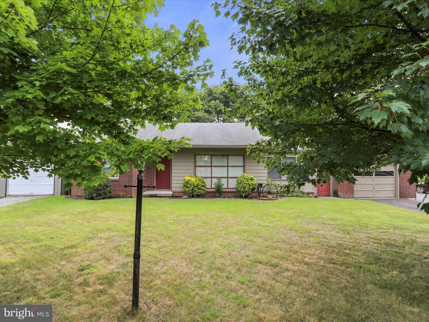 Back on the market due to no fault of the seller! A recent FHA appraisal has already been approved, and the property has been newly connected to public water per FHA guidelines. Charming one-level rancher situated on a spacious lot! This 2-bedroom, 1-bath home offers convenient main-level living with original hardwood floors throughout (currently covered by carpet). The eat-in kitchen features brand new LVP flooring and flows into a bright breezeway—perfect for relaxing or additional living space. Just off the kitchen, you'll find a laundry room and pantry for added convenience. The home also includes a one-car attached garage with a rear addition offering even more flexibility. Whether you're looking for a great starter home or the ease of single-level living, this property is full of potential!