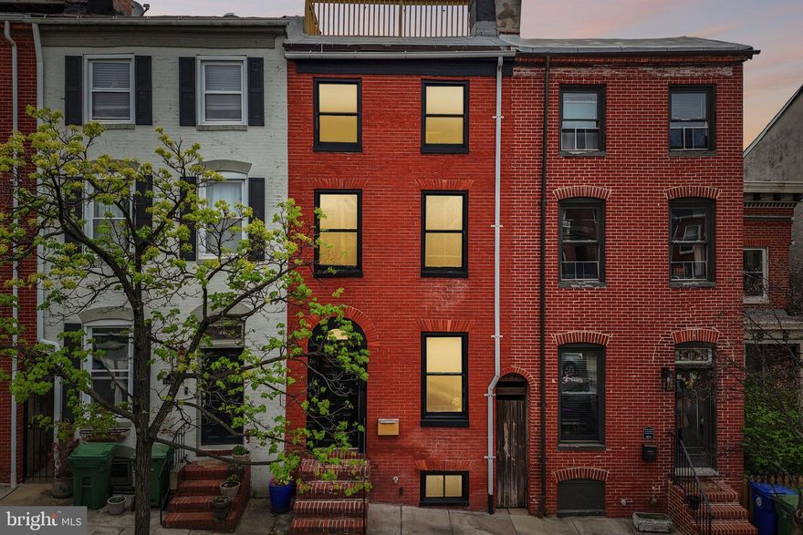 Welcome to 219 S Washington St in Upper Fells Point! This charming 3-bedroom, 2-bath home offers wonderfully sized bedrooms and a functional layout designed for comfortable city living. The kitchen features a center island and ample space for cooking and gathering. Step outside to your private backyard oasis—perfect for gardening or relaxing—and head up to the rooftop deck to enjoy sweeping 360° views of the city skyline. Ideally located within walking distance to the Fells Point Waterfront and Johns Hopkins Hospital main campus, this home offers the perfect blend of convenience, charm, and vibrant city living.”