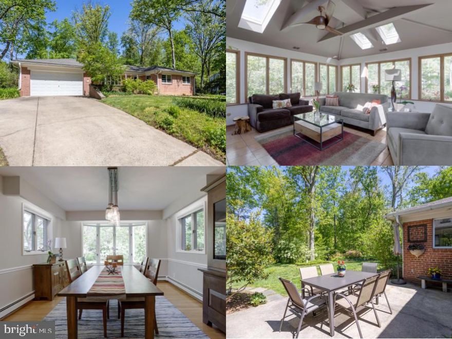 INCREDIBLE SUNROOM, HALF ACRE LOT, QUIET LOCATION, 2-CAR GARAGE - these are a few highlights of this almost 4000 square foot rambler in the Woodson district. Step inside to beautiful hardwoods and fresh paint on this main level. Notice the natural light pouring in your large bay window, and the updated wood burning fireplace in living room. The dining room (which could be converted into the home office) has breathtaking views of all your azaleas and other flora.  The updated kitchen boasts of a gas range, granite countertops and sleek white cabinets.  The 2-car garage and laundry room is located right off the kitchen perfect for easy access with the groceries or the crew's muddy clothes. The home's true prize is the sunroom, with dramatic vaulted ceiling and surrounded by the garden wonderland backyard. Primary bedroom with private en-suite bath is tucked in the back corner of the home so you can enjoy views of the yard from bed. Two secondary bedrooms and updated hall bath complete the main level. 
Downstairs, the spacious rec room is ready to entertain. Cozy up by the fire place with a book, or challenge Kaos in a battle to the death on your gaming system. The lower level bedroom is connected to the third full bath, can be used for guest space or gym equipment. 
Located near multiple parks including Wakefield park and Long Branch Stream Valley park. Zoned for the Woodson school district including Wakefield elementary, Frost middle, and Woodson high school. Also find yourself in close proximity to Northern Virginia Community College and George Mason University. Conveniently located nearby is the Inova Fairfax Hospital. Easy access to major roads such as Little River Turnpike, Braddock rd., 395/495, 95. You will absolutely love this home