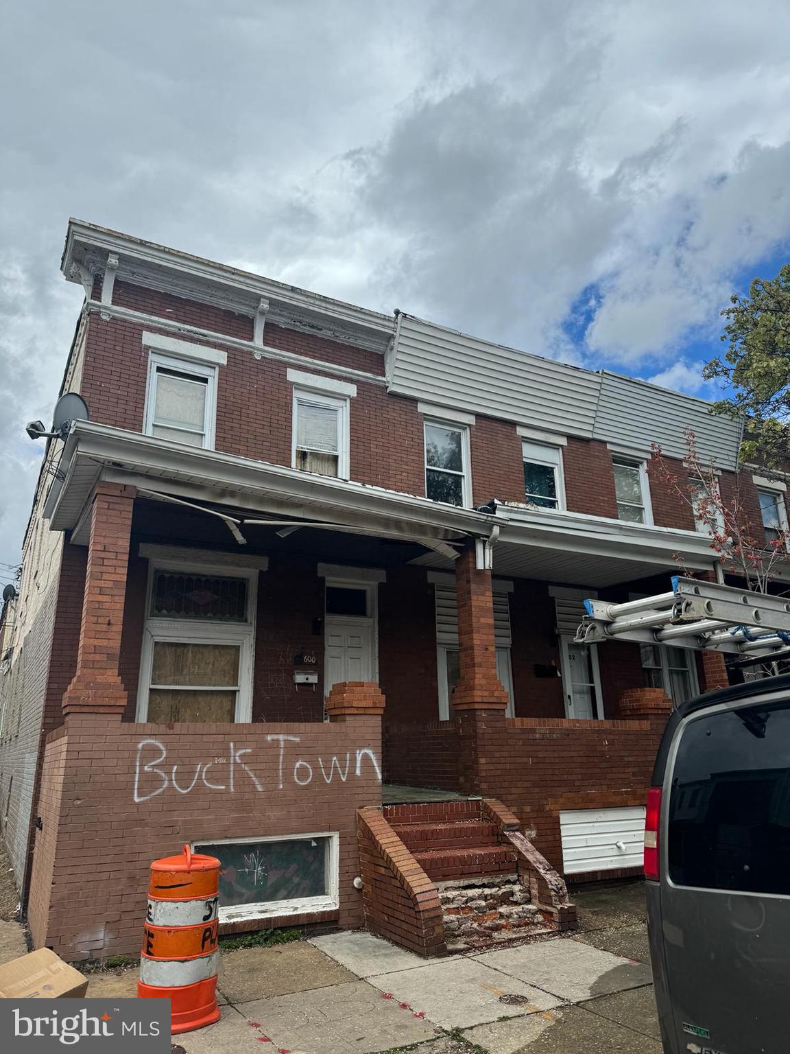 Opportunity knocks the door on this Investment. Great block with multiple completed rehabs and many others under construction. Property is fully gutted and waiting for your floor plans. Roof was recently repaired and a new layer of torch down rubber was applied. Property sold strictly As-IS. Schedule you tour today!