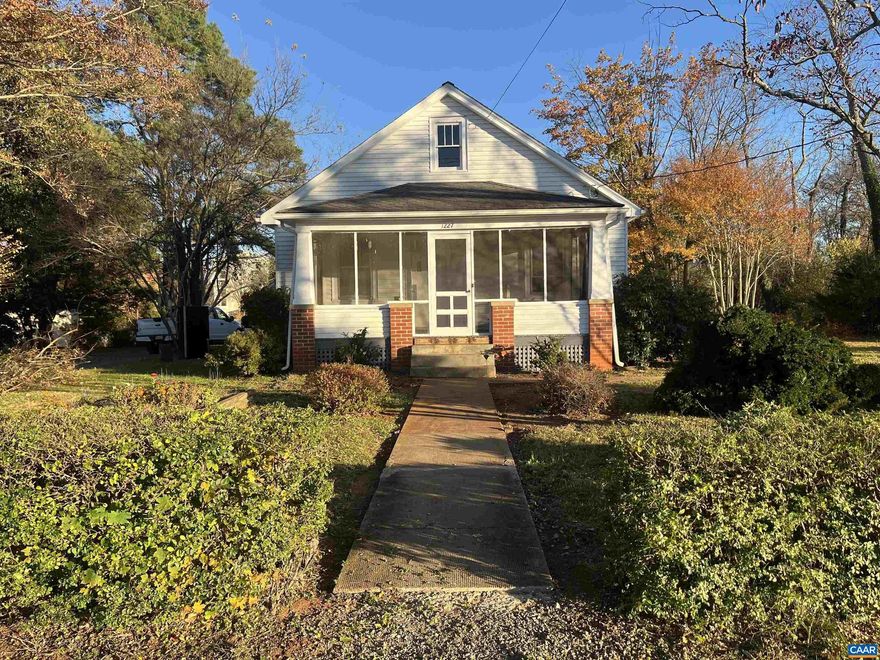 Complete renovation in progress.New kitchen & baths with freshly refinished hardwood floors and paint. Cute Bungalow/Cottage style home with close proximity to downtown Crozet. Walk to restaurants, shops and the library. Screened front porch, hardwood floors and a large frame storage shed. Laundry in unfinished basement with new washer & dryer.